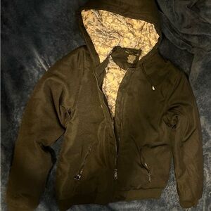 Black winter jacket